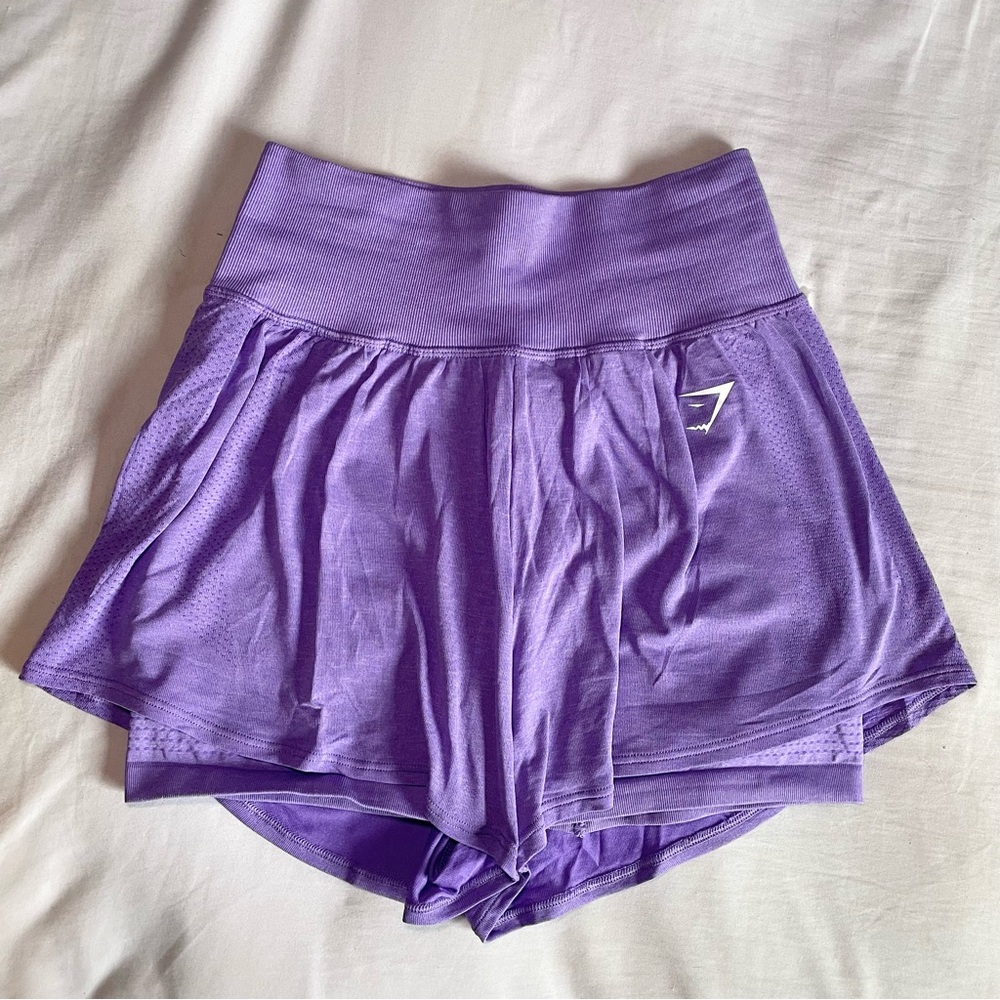 Gymshark Purple Athletic Shorts
